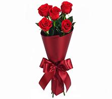 Букет 5 Красных роз Эдлесс Лав в Мильково Камчатского края