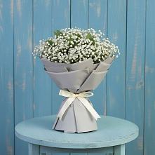 Букет цветов из:  Гипсофила в Мильково Камчатского края