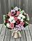 Букет цветов из: Альстромерии, Гвоздики, Розы и Хризантемы в Мильково Камчатского края