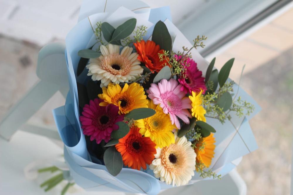 Букет цветов из: Герберы в Мильково Камчатского края