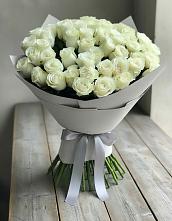 Букет 35 Белых роз #REPLACE_PRED# Мильково Камчатского края