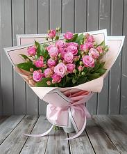 Букет Розовый кустик в Мильково Камчатского края