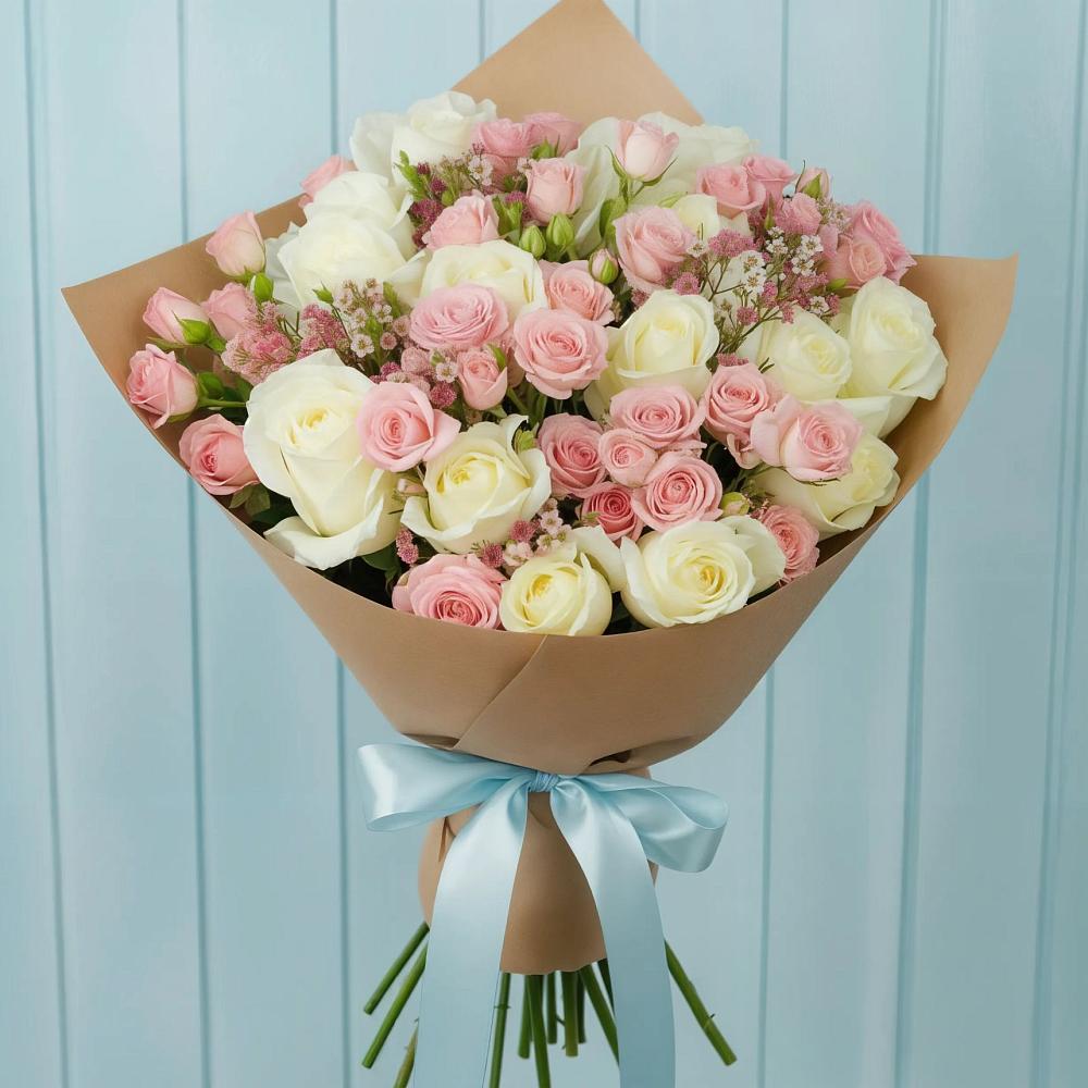 Букет цветов из: Розы в Мильково Камчатского края