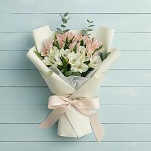 Букет цветов из:  Альстромерии в Мильково Камчатского края