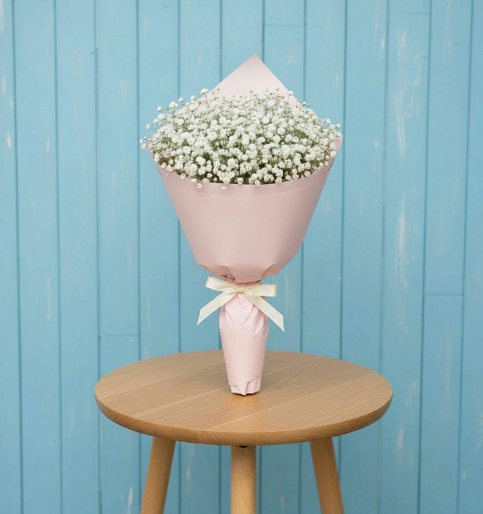 Букет цветов из: Гипсофила в Мильково Камчатского края