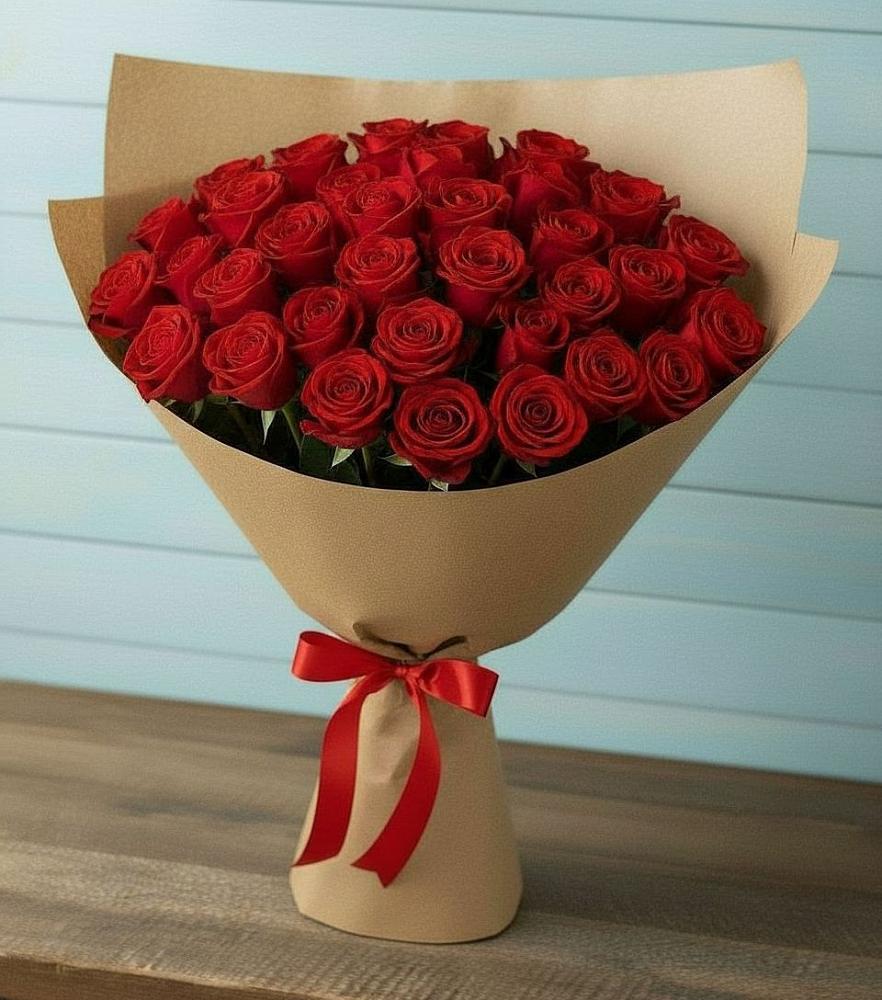 Букет Красные розы Милано в Мильково Камчатского края
