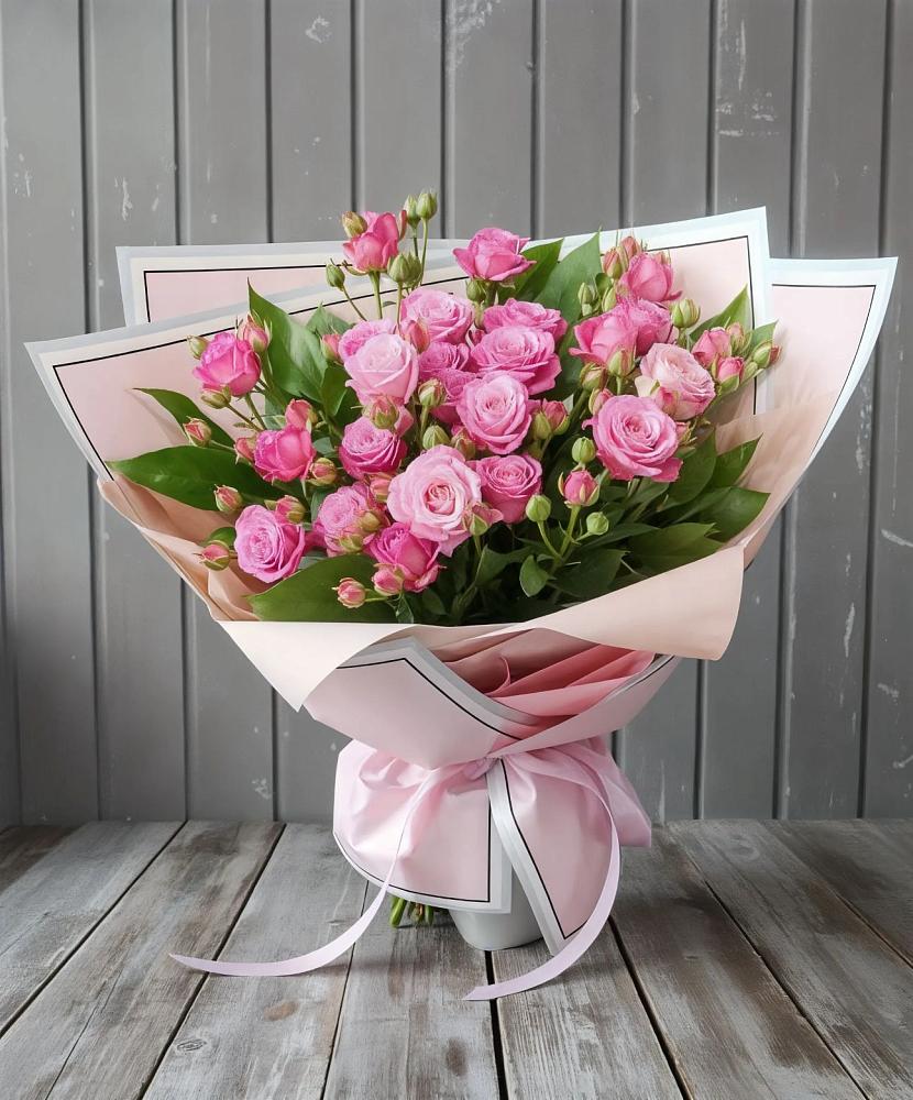 Букет Розовый кустик в Мильково Камчатского края