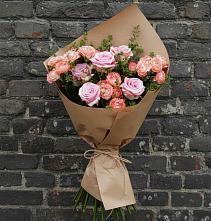 Букет цветов из:  Розы #REPLACE_PRED# Мильково Камчатского края
