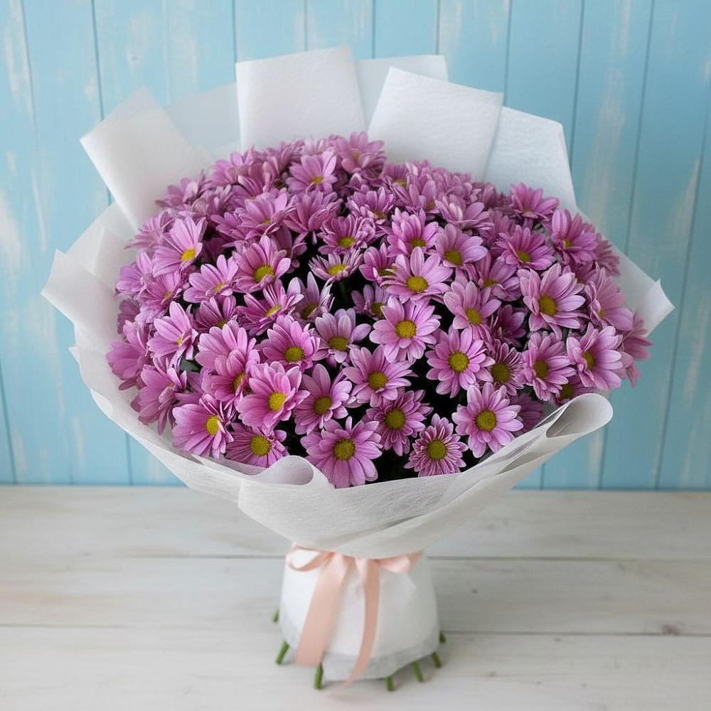 Букет цветов из: Хризантемы в Мильково Камчатского края