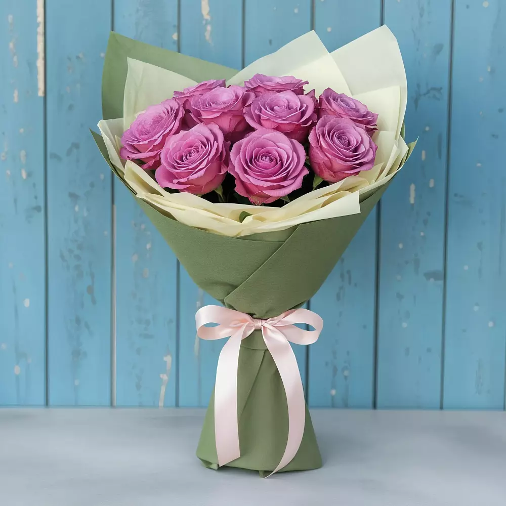 Букет Розы Фёрст Леди в Мильково Камчатского края