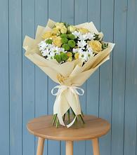 Букет цветов из:  Хризантемы и Розы #REPLACE_PRED# Мильково Камчатского края