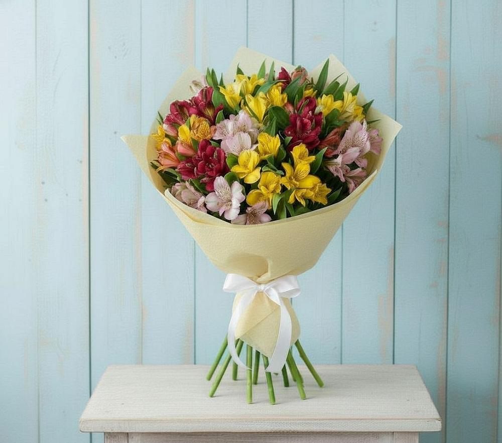 Букет цветов из: Альстромерии в Мильково Камчатского края